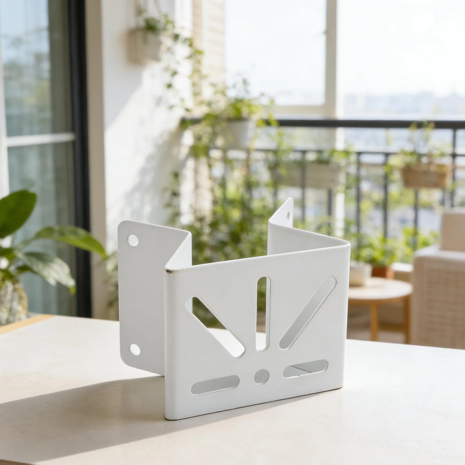 Indoor Installation White Corner Mount Bracket Optimized Camera Viewing Angle Brackets Weather Resistant Optimized Viewing Angle