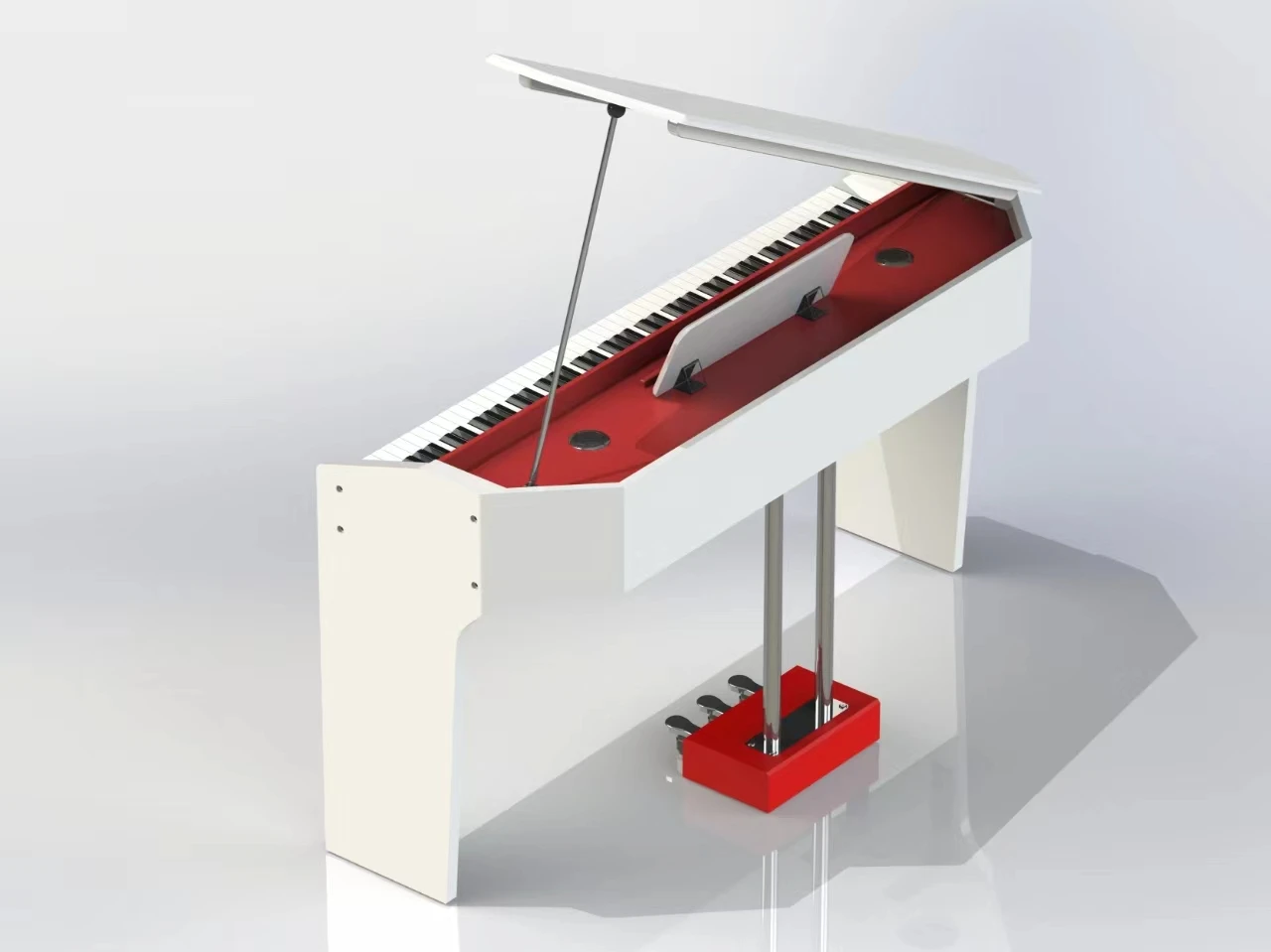 YYHC Electric Piano OEM Digital Piano Electric Piano 88 Keys Hammer Action Musical Instrument