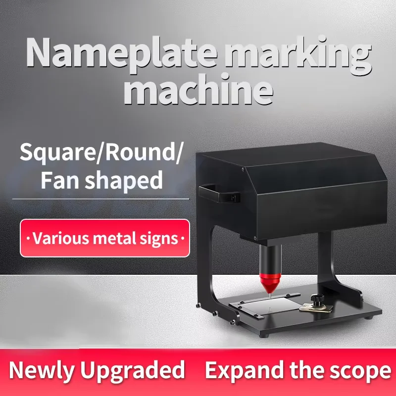 Touch Screen Pneumatic Marking Machine Desktop Metal Nameplate Engraving Machine For Car Parts Lettering