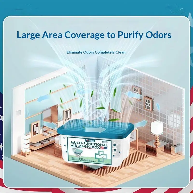 

Moisture-absorbing Dust-removing Odor-decomposing Air Moisture-absorbing Dust Box Activated Carbon Decomposes Odors Circulating