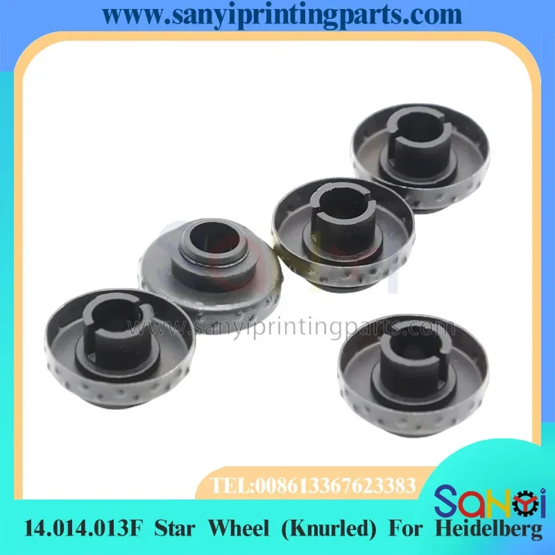 Rueda de estrella 14.014.013F (Knurled) de la mejor calidad, polea de 30x10x18mm para piezas de máquina de impresión Heidelberg PM74 SM102 KORD MO