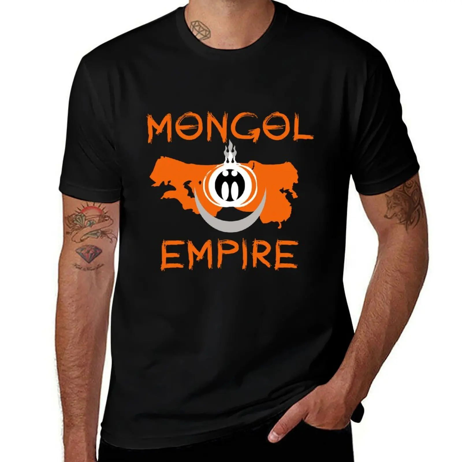 

Mongol Empire T-Shirt Street Style Casual Tee Shirt