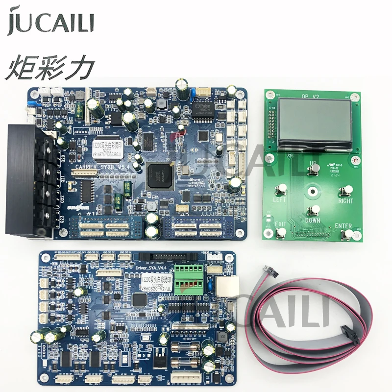 Jucaili Printer JL Version Senyang DTF Board for EPS I3200 Double Head Board Kit with 6 Button Keyboard for DTF Printer