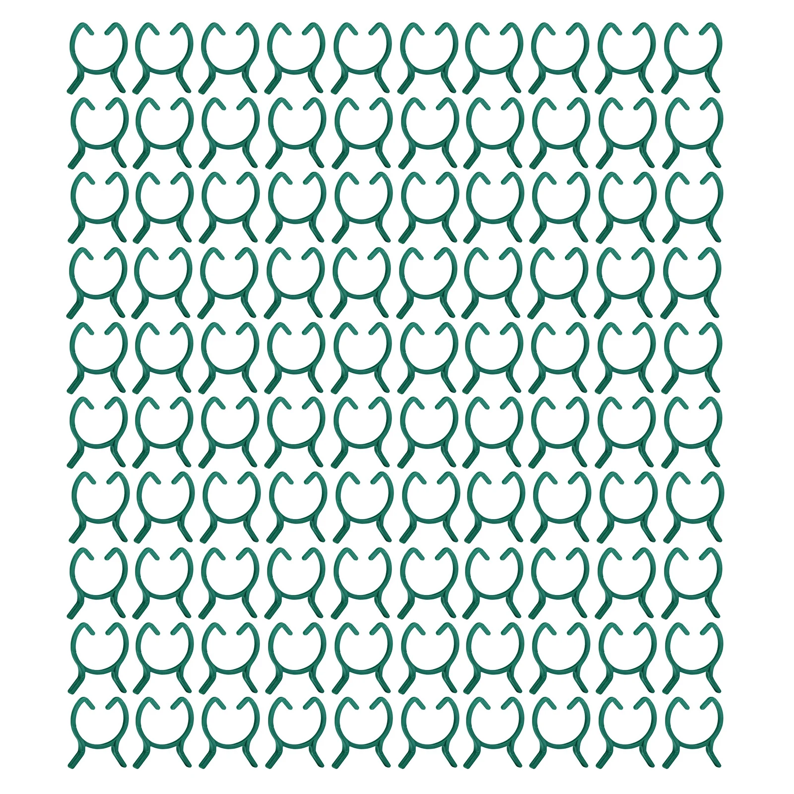 

100 шт. многоразовых зажимов для растений: фиксаторы для томатов, винограда, овощей и вьющихся растений для сада