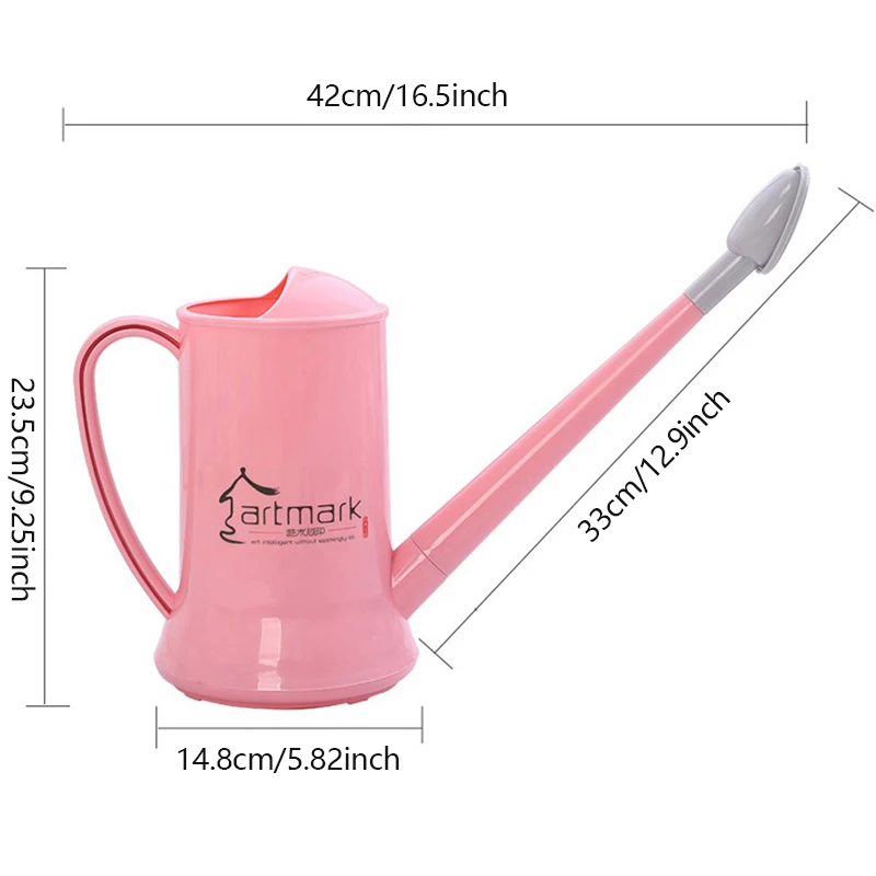 علبة سقي طويلة الفم قابلة للفصل ، علبة سقي للنباتات ، ري الحدائق ، 1 ، 2 لتر