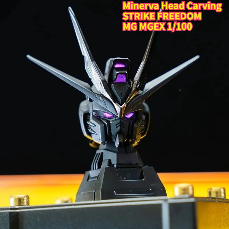 

В наличии: Набор для сборки модели головы Mecha Minerva Hobby Head Carving STRIKE FREEDOM MG MGEX Fate с подсветкой, игрушка, подарки
