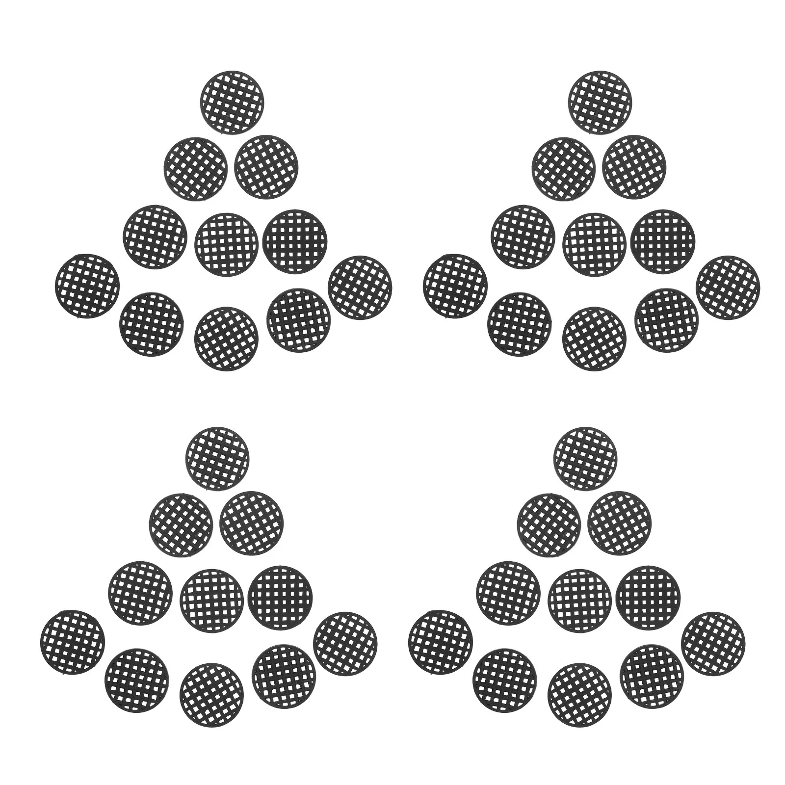 500Pcs Plant Drainage Pads Flower Pot Mesh Pads Round Drain Discs for Bonsai Planter Bottom Grid Inserts Prevent Soil Loss