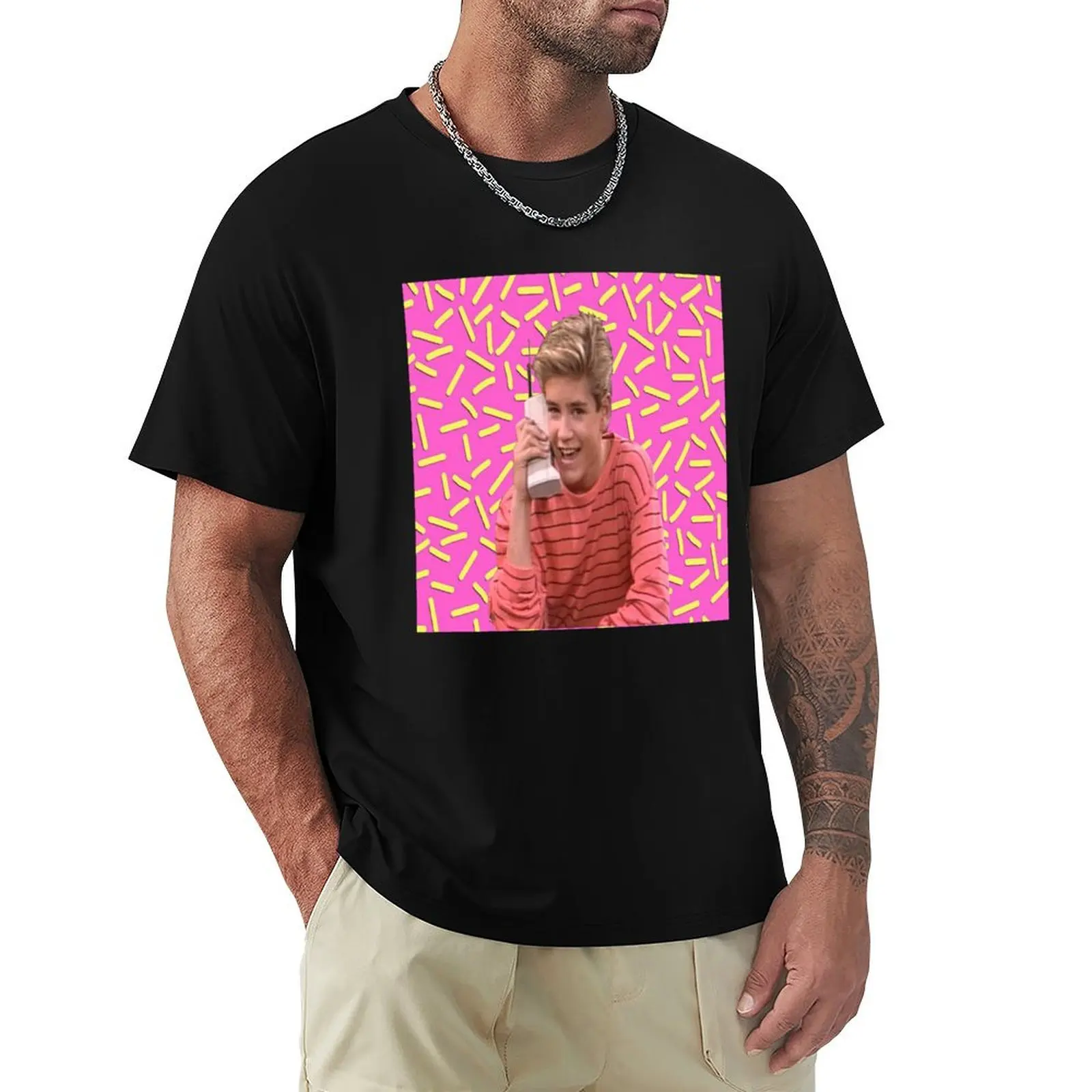 

Zack Morris Hotline Bling T-Shirt Fashion Letter Print T-Shirt