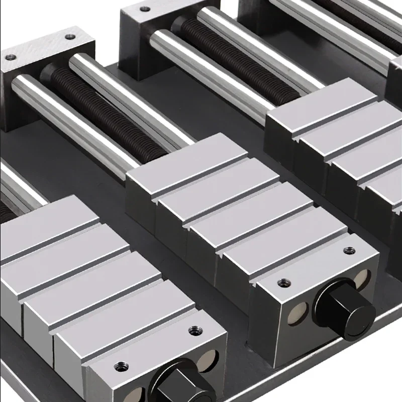 pince-a-nez-plat-multi-station-en-cuivre-cnc-fixation-male-center-d'usinage-broyeur-gong-d'ordinateur-de-haute-precision-etau