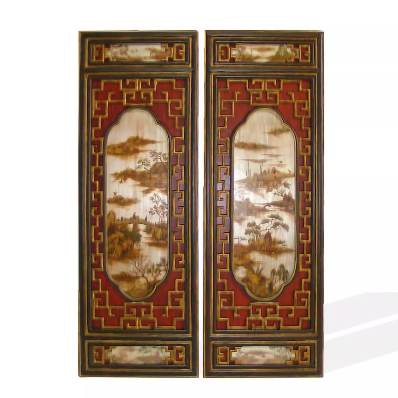 

Hand-painted pair wall-mounted decorative paintings Home living room decoration collection hanging paintings