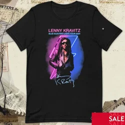 Lenny Kravitz Tour 2024 podpis T-Shirt wszystkie rozmiary długie lub krótkie rękawy z długimi lub krótkimi rękawami