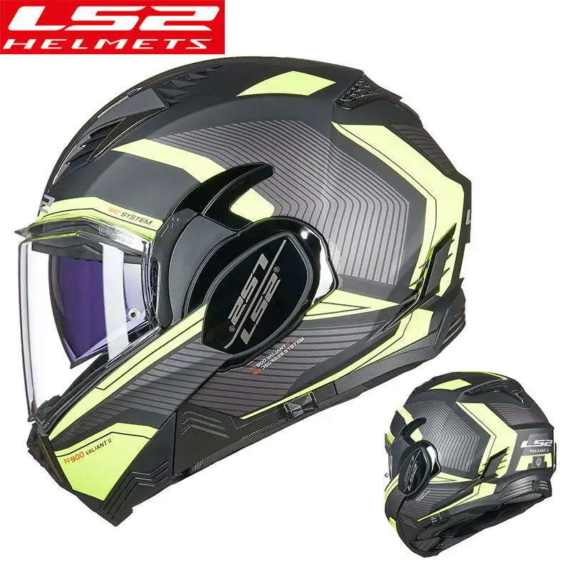 LS2 Valiant 2 Motorcycle Helmet ls2 FF900 capacete de motocicleta 180 degree back flip up helmet casco moto casque