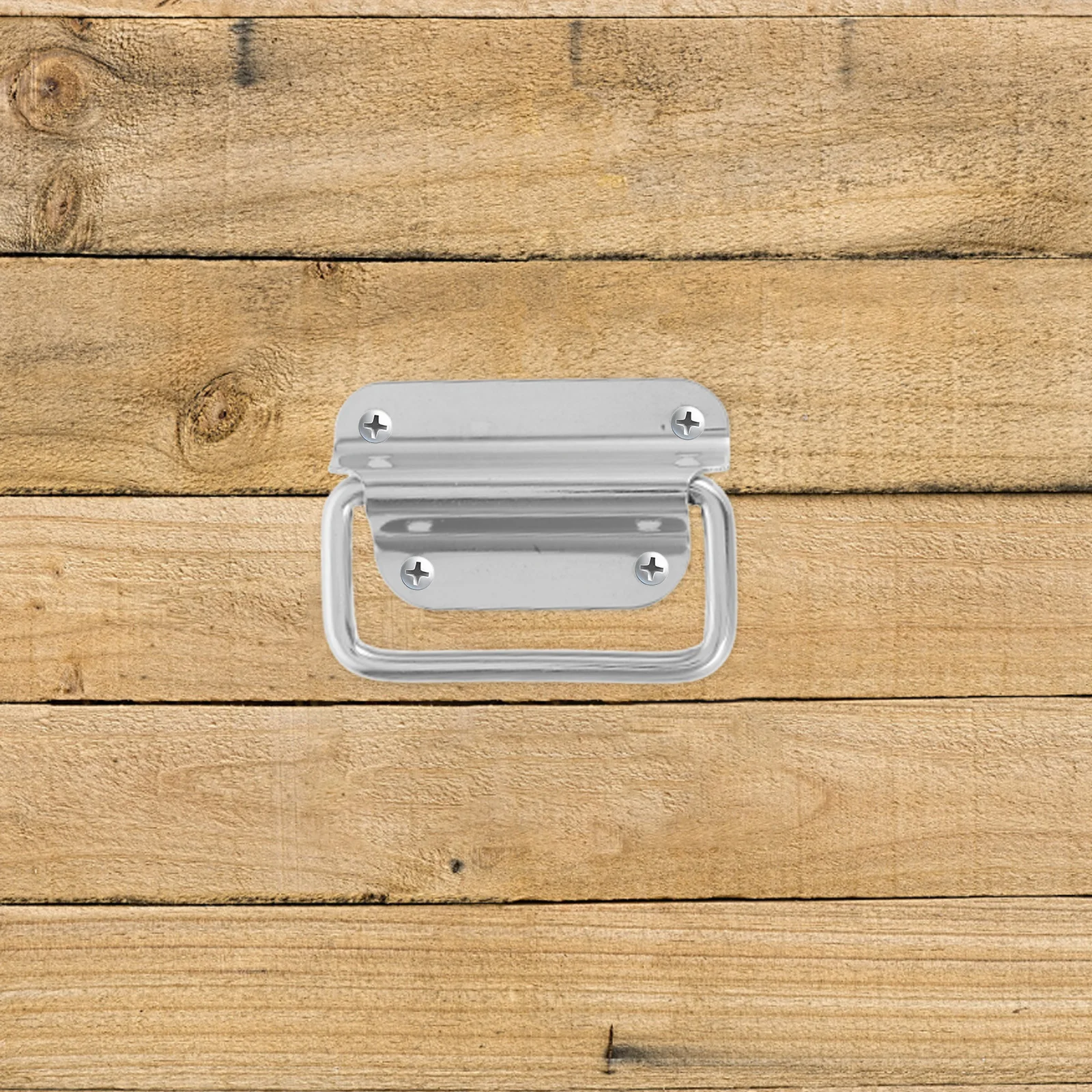 

2pcs Industrial Iron Box Handle Stainless Steel Foldable Cabinet Pull Tool Case Container Hardware Flight Storage