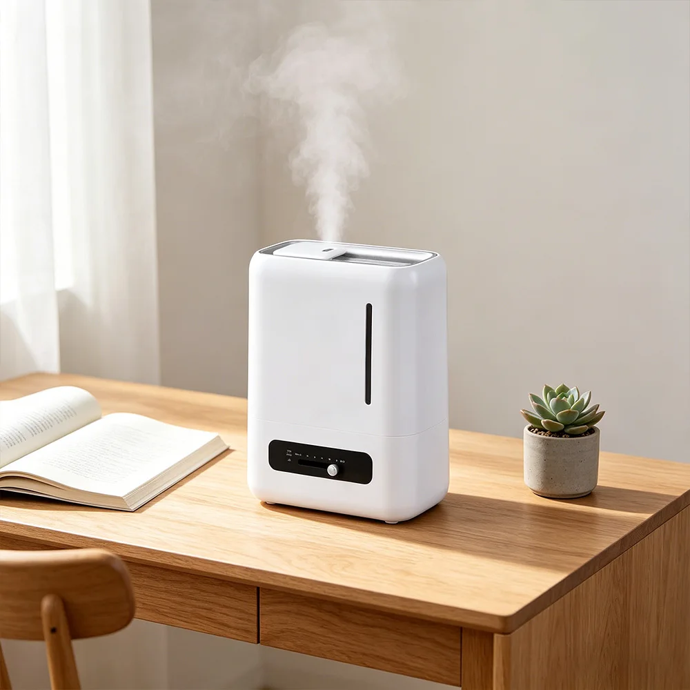 Wholesale OEM Logo Mechanical Control Portable 4L Large Capacity Water Tank Cool Mist Fog Ultrasonic Aroma Air Humidifier