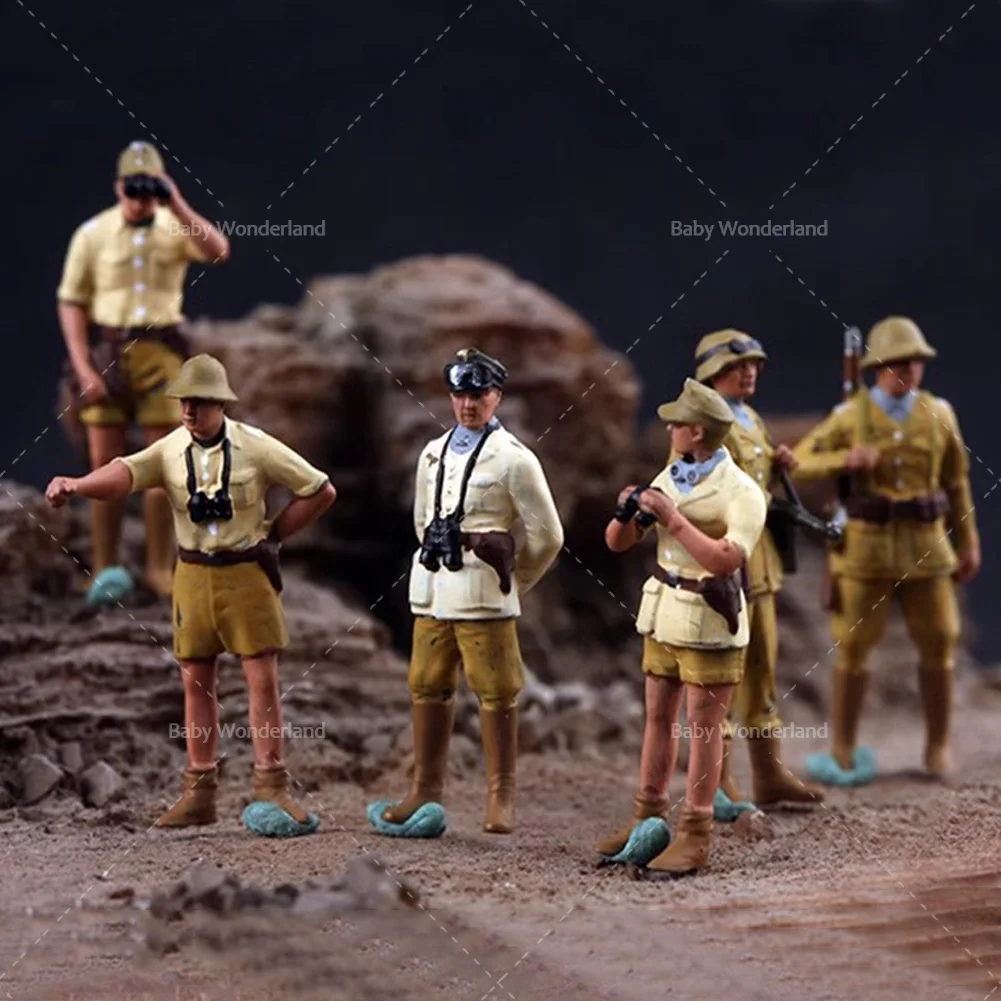 

In Stock 1/72 Figures War Generals Soldiers' Staff Group Painted Model Photography Scene Dolls Car Toys