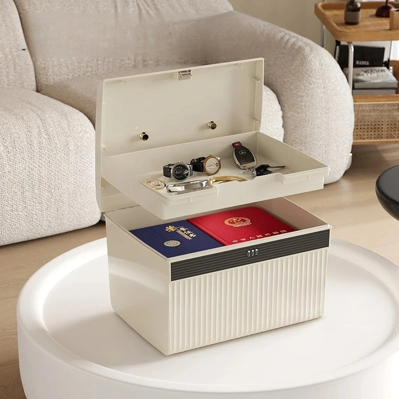 

Сверхмощный ящик с паролем — герметичное пластиковое хранилище для ценностей, органайзер для школьного шкафчика, домашний сейф со съемным подносом