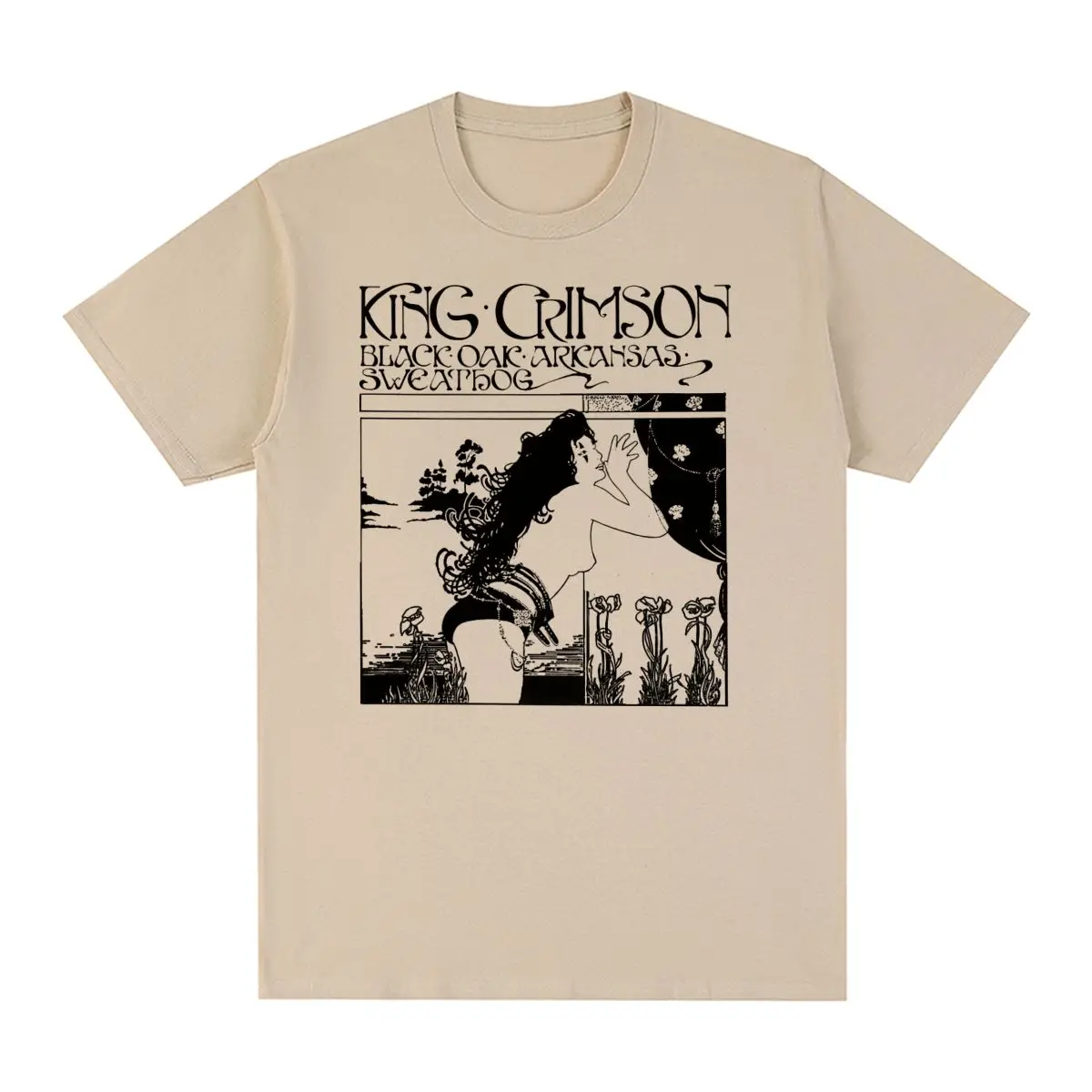 King Crimson Vintage T-shirt Rock Band Music Summer Casual Fashion