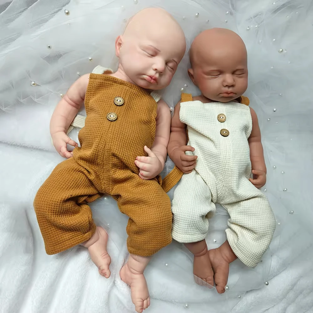 

20Inch Realistic Full Silicone Reborn Baby Doll Weighted 6.8Lb Silicone Newborn Baby Girl For New Year Gifts And Easter Gift