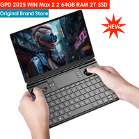 New Arrival! GPD 2025 WIN Max 2 64GB 32GB RAM 1TB 2TB SSD AMD 8840U AI9 HX370 Gaming Laptop Mini PC Notebook LPDDR 5