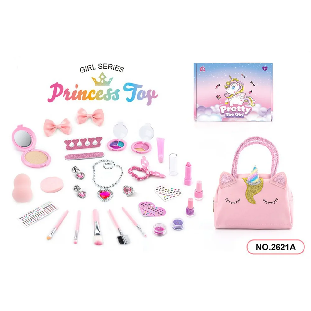 cute makeup Educational Realistic Girls Makeup Kit Play House Toys girls gift
