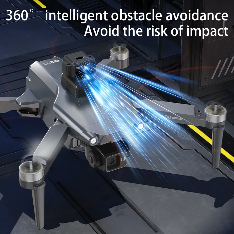 L600 Pro MAX GPS Drone Professional 8K HD ESC Camera 5G FPV WiFi With 3-Axis Gimbal Flight 28 Minutes Brushless RC Quadcopter