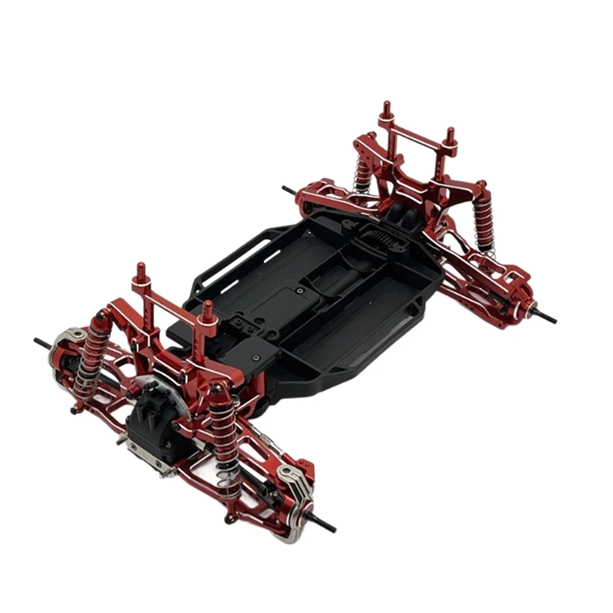 GW-RC ترقية السيارة الأمامية والخلفية الدعامات الإسكان عدة ل UDIRC 1/12 UD1201 UD1202 UD-12PRO RC ترقية أجزاء السيارة الأحمر