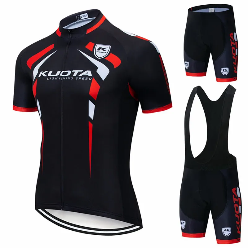 New Kuota Pro Cycling Jersey Set Summer Cycling Clothing MTB Bike Clothes Uniform Maillot Ropa Ciclismo Man Cycling Bicycle Suit