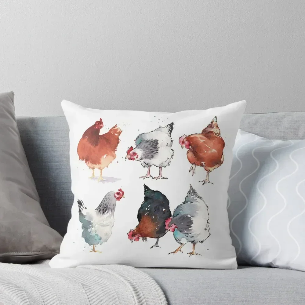 

Hens Throw Pillow pillows decor home Christmas Pillow Cases autumn pillowcase Anime pillow