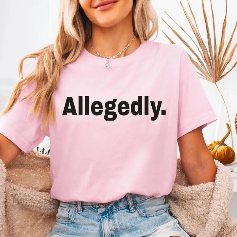 

Футболка Allegedly Law StudenT Забавный юрист SweaT To Be Attorney School Grad