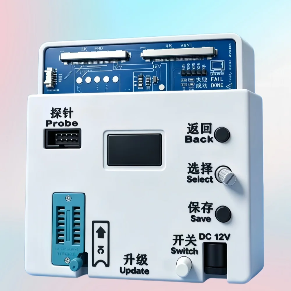 The Third-generation TCON Multi-functional Logic Board Debugging Tool Supports CS602 CS603 VGH/VGL Y-color Deviation Gray Screen