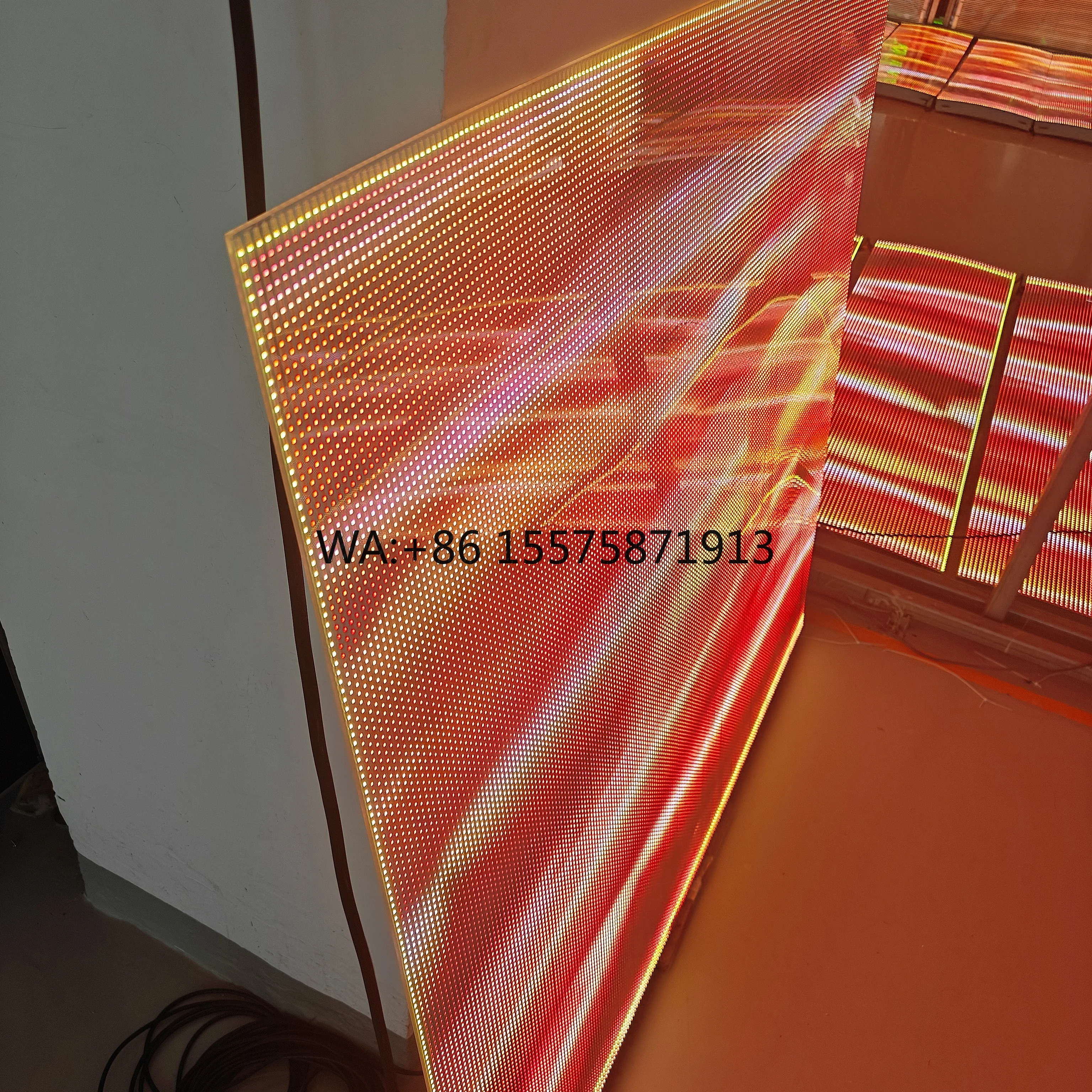 Customizable Shenzhen Hot Sell High Performance LED Film Screen Sticky Flexible Wholesale Clear Led Film Screen