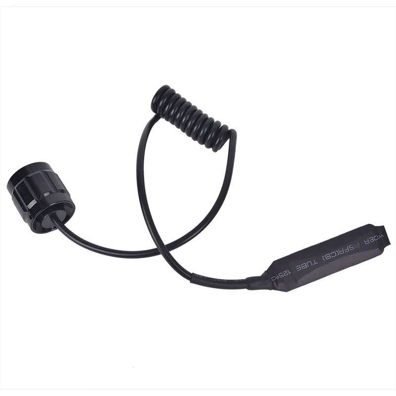 T70 التكتيكية مصباح يدوي مفتاح ضغط عن بعد Voiceless مع غطاء الفئران لالثقة T70 بندقية مصباح يدوي سلاح #2