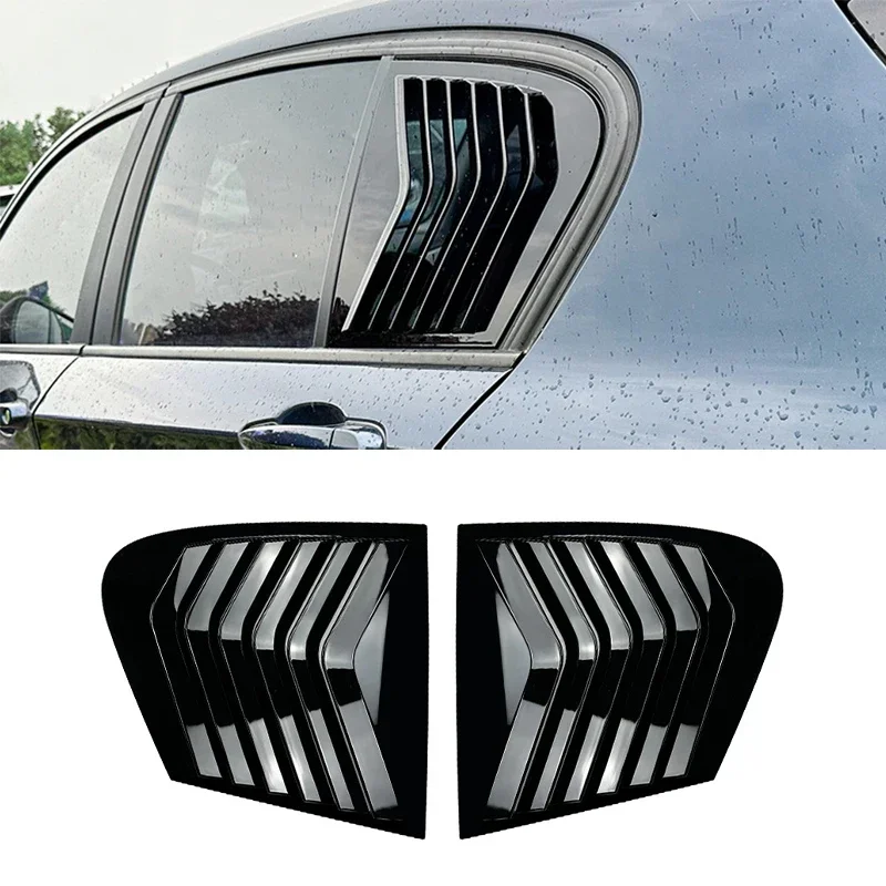 

Car Rear Side Window Louver Air Vents Windshield Decoration Cover For BMW 1 Series F20 118i 120i 2011-2019