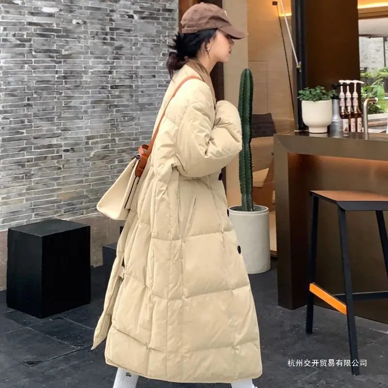 

2025 New Winter For Women, Mid-Length Fashionable Coat, Stylish Loose Jacket, Cotton Padded Jacket Trend