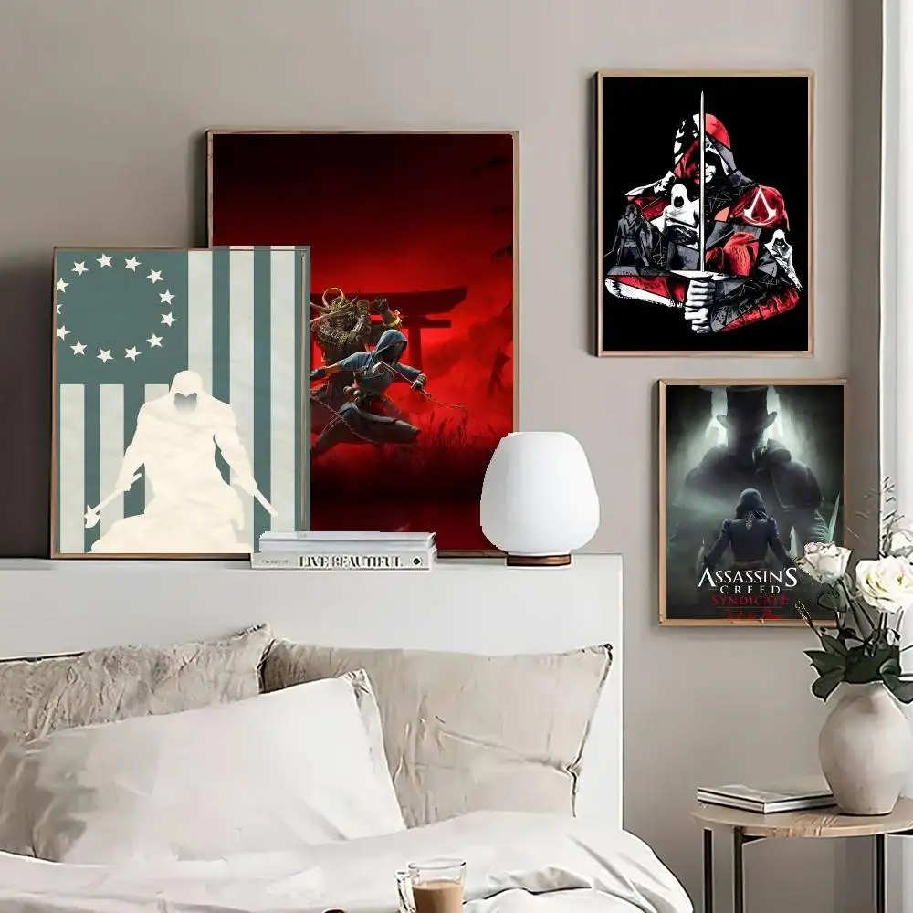 A-القتلة العقيدة ملصق HD الملصقات غرفة المنزل بار مقهى ديكور الفن طلاء جدران صورة #4