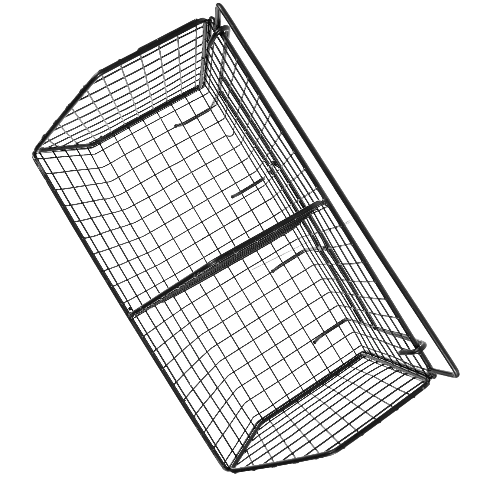 

Kitchen Shelf Fruit Cabinet Hanging Organizer Basket for and Vegetable Baskets Storage Organization Carbon Steel Carrying