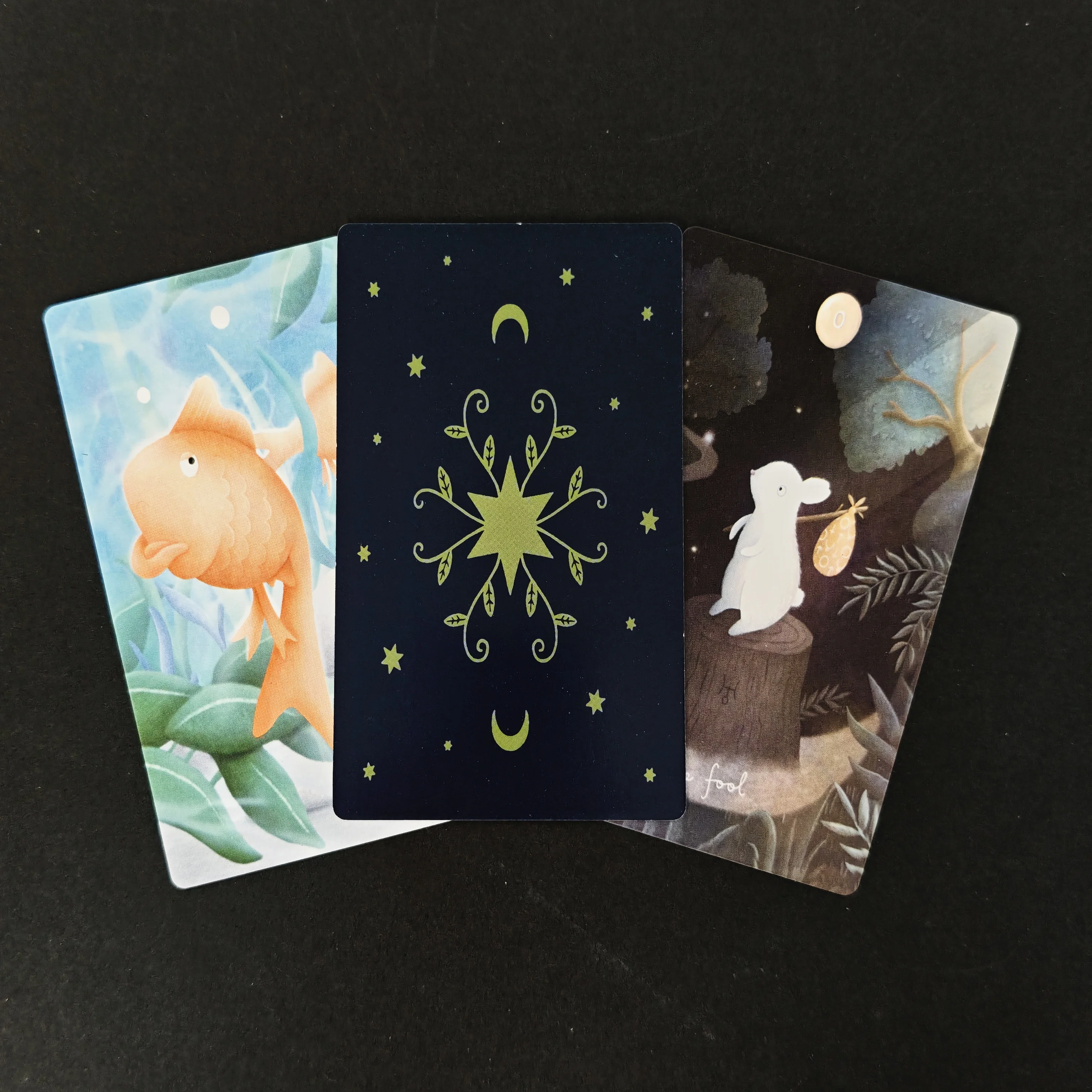 

NEW 12x7cm Fauna belle Tarot decks ever come Each card is a colorful work of art with Guide Book Divination
