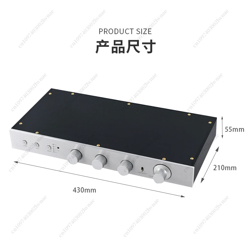 For AM80 Classic MBL6010 Line, Fully Balanced Version with High and Medium Bass Pre-stage, with Remote Control, Fever Amplifier