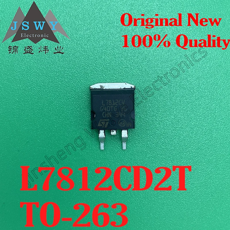 

(50/200PCS) L7812CD2T L7812CD L7812CV TO-263 Authentic Original 12V Three-Terminal Positive Voltage Regulator Chip In Stock
