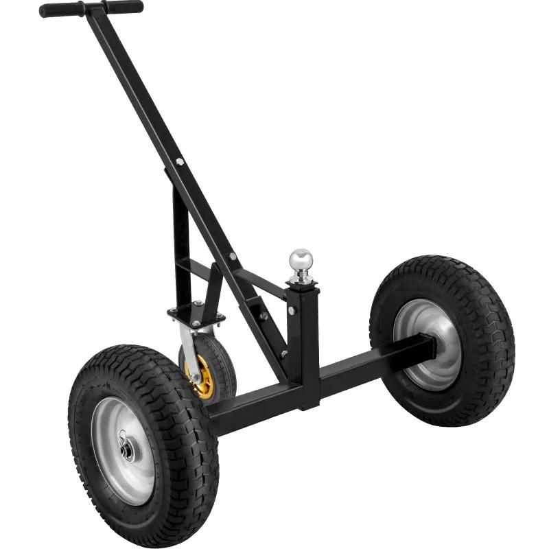 Solid Tire Mover Trolley Adjustable Trailer Dolly Heavy Duty Design Stable Performance Reliable Support For Object Moving Jobs