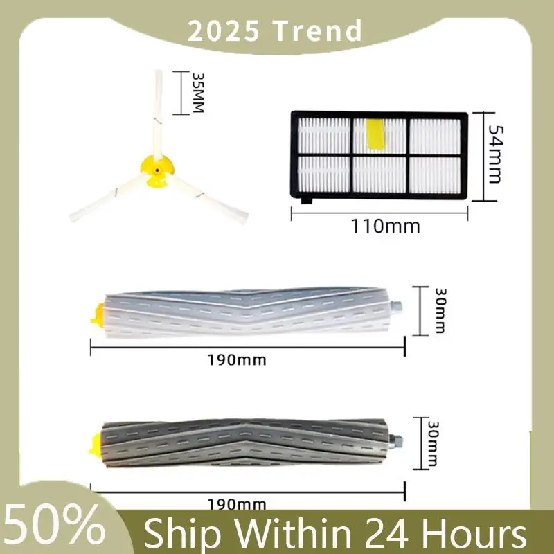A75X العلوي ل اي روبوت رومبا 800 900 سلسلة 860 865 866 870 880 885 890 960 980 990 استبدال أجزاء مرشح فرشاة الجانب الرئيسي
