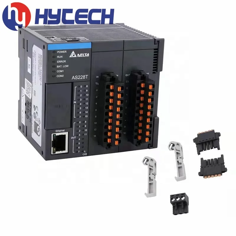 Original auf Lager Delta AS200 Serie 28-Punkt-Programmiercontroller SPS CPU Host AS228T-A