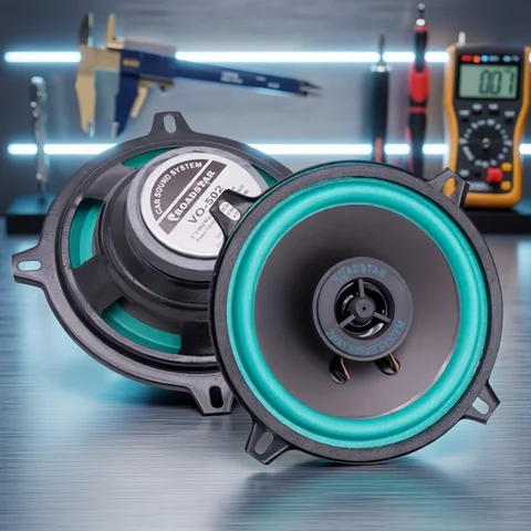 Altoparlanti per auto da 5 pollici 1PC Subwoofer coassiale Audio automobilistico universale Musica HiFi Altoparlante stereo per auto a gamma completa di frequenza