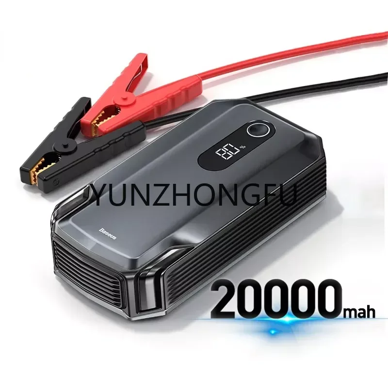 Baseus 20000mAh Car Jump Starter Power Bank 2000A 1000A Car Battery Charger Auto Emergency Booster Starting Device Jump Start