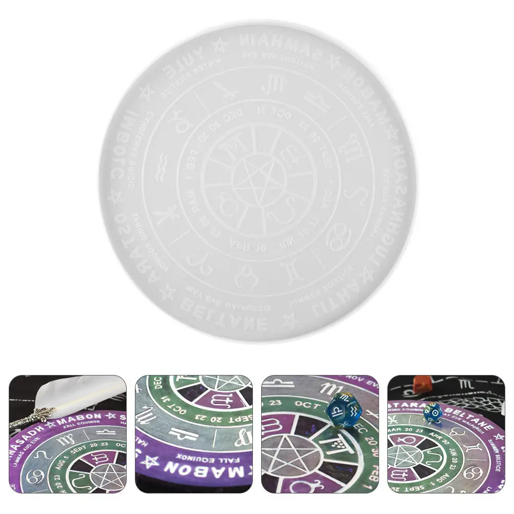 

Creative Crystal Epoxy Mold Silicone Tray Mould Seamless Integrated Molding Comfortable Touch Easy Clean DIY Resin