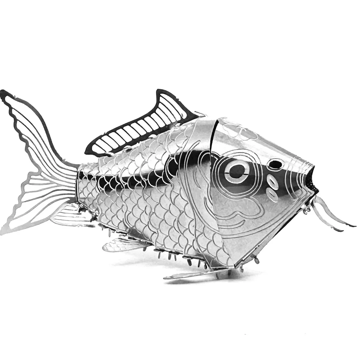 

3D Metal Puzzle Insect Animal Carp DIY Handmade Assembly Model Laser Cutting Kits Jigsaw Puzzle Toys for Kids Adult Ornament