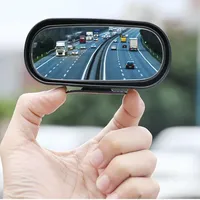 On HD Glass Car Rearview Mirror Auxiliary Adjustable Rotation Parking Aid Mirror Car Blind Spot Mirror 360-degree Wide Angle