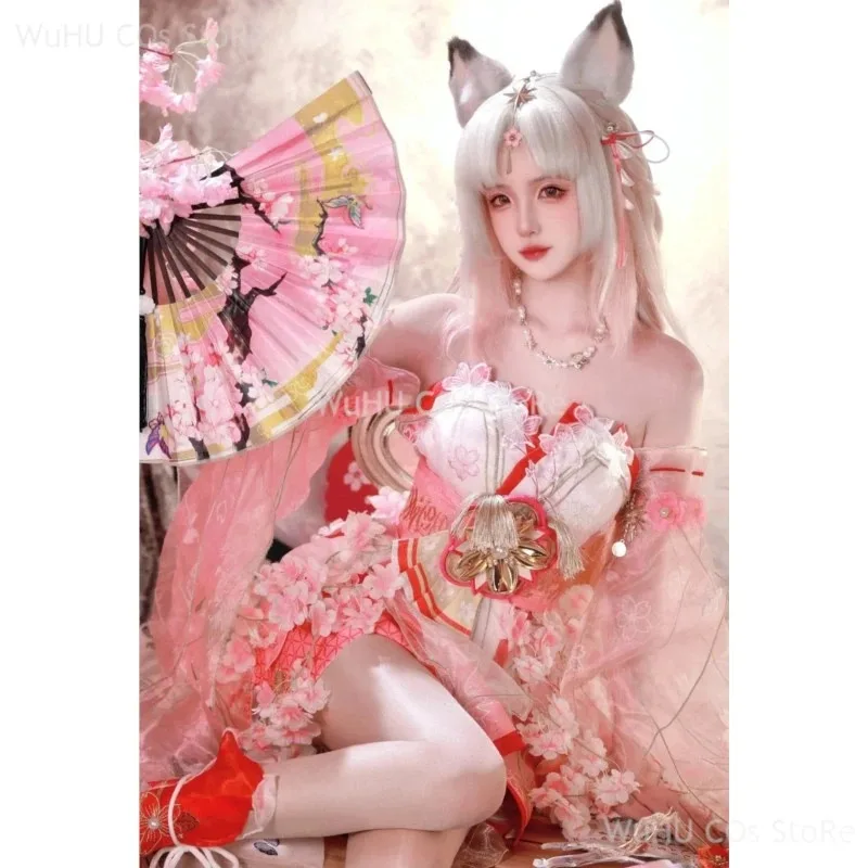 Kurumi NARAKA: BLADEPOINT Game Косплей Костюм Парик Genius Onmyoji Kurumi Сексуальная женская обувь для косплея Comic-Con Ролевая игра Персонаж