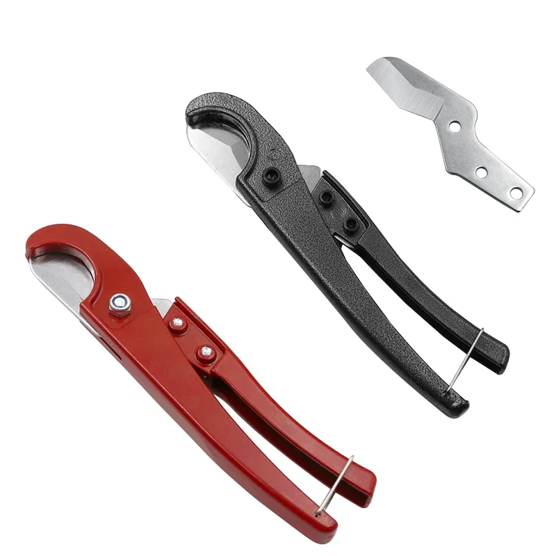 1pcs PVC Pipe Cutter 1-1/4inch 32mm Pipe Cutter Ratchet Cutting for Cutting PEX PVC PPR Plastic Pipe Hose Cutting Hand Tools