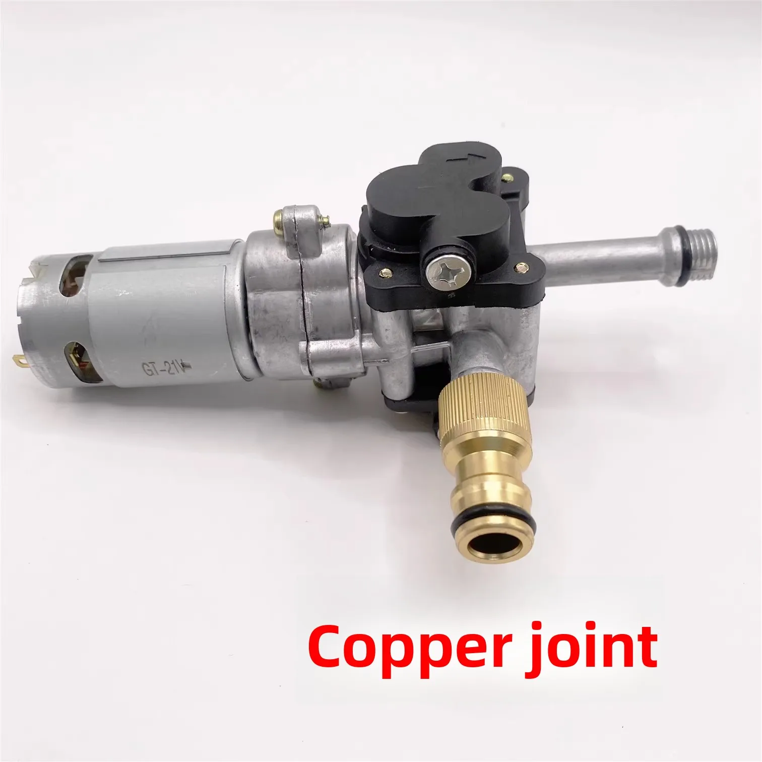 21V Cordless High Pressure Washer Parts Zinc Alloy Pump Head Plunger Portable Lithium Power Pump Host for Cleaning Machine